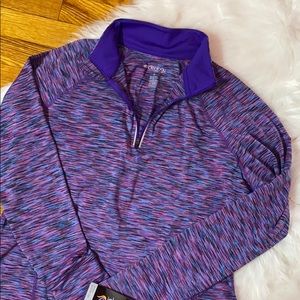 Ideology colorful workout quarter zip